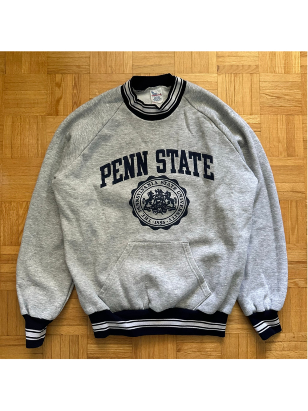 Vintage 70s 80s Standard Pennant Co Penn State Crewneck Sweatshirt Large